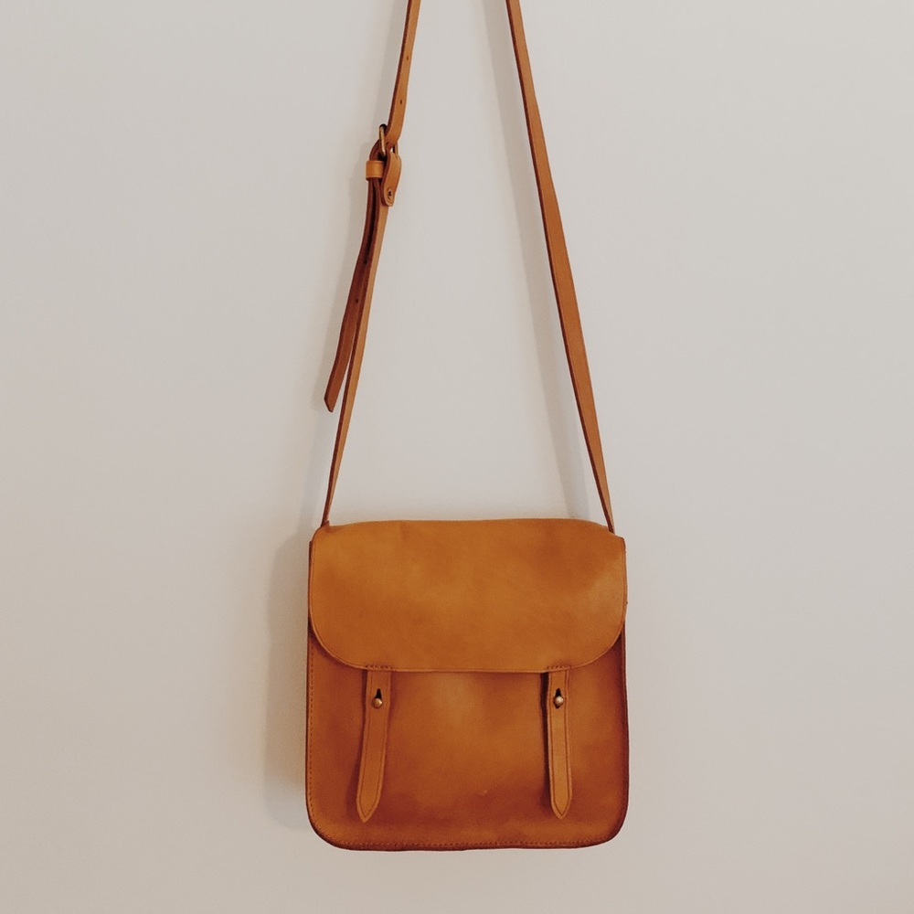 MADEWELL Watertower Messenger Leather Bag
